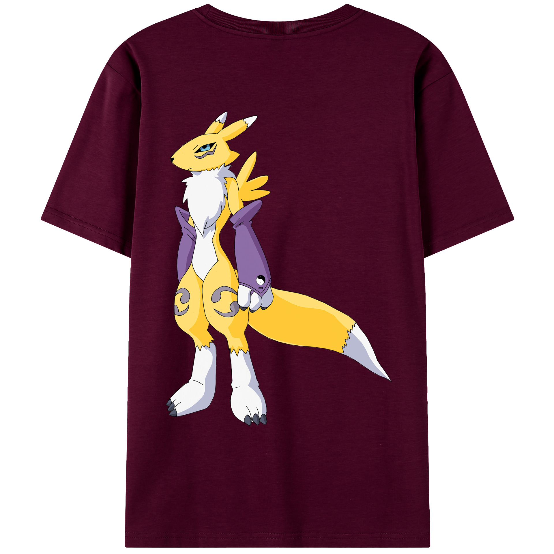 （画像用） Digimon デジタルモンスター/デジモン レディース半袖Tシャツ(バックプリント)
